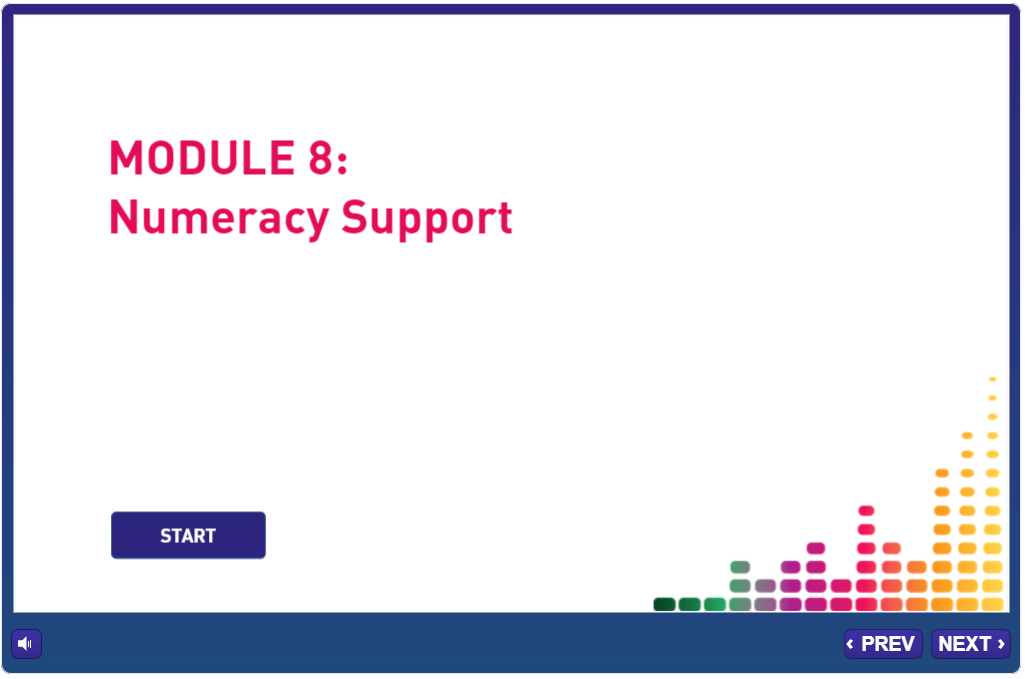 Module 08 – Numeracy Support