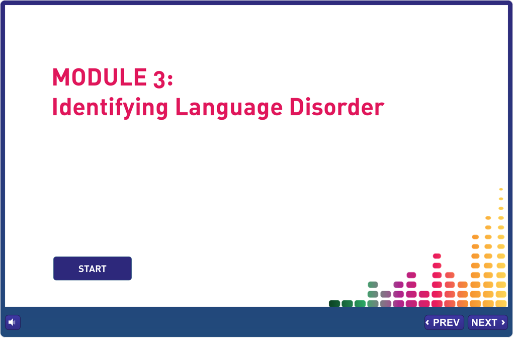 Module 03 – Identifying Language Disorder